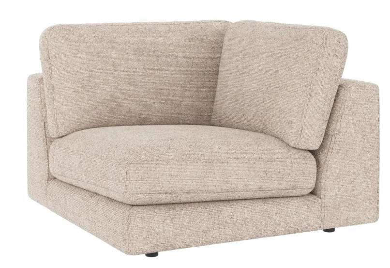 SOFFMODUL i ljusgrå  - ljusgrå/svart, Klassisk, metall/trä (103/78/103cm) - Rowico