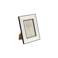 Ramă Foto  - alb/negru, Basics, materiale naturale (29/24/2,5cm)