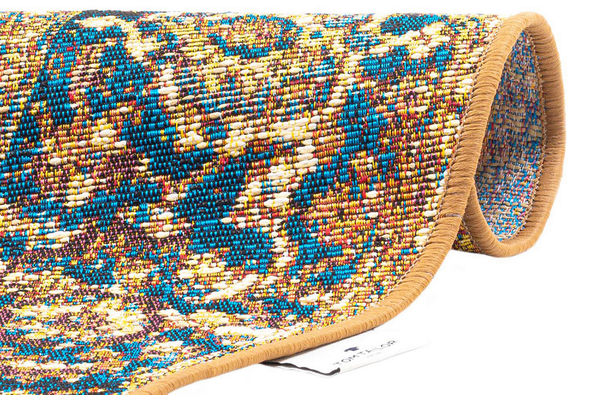 OUTDOORTEPPICH  für Terrasse und Balkon 100/100 cm Goldfarben  - Goldfarben, Design, Textil (100/100cm) - Tom Tailor