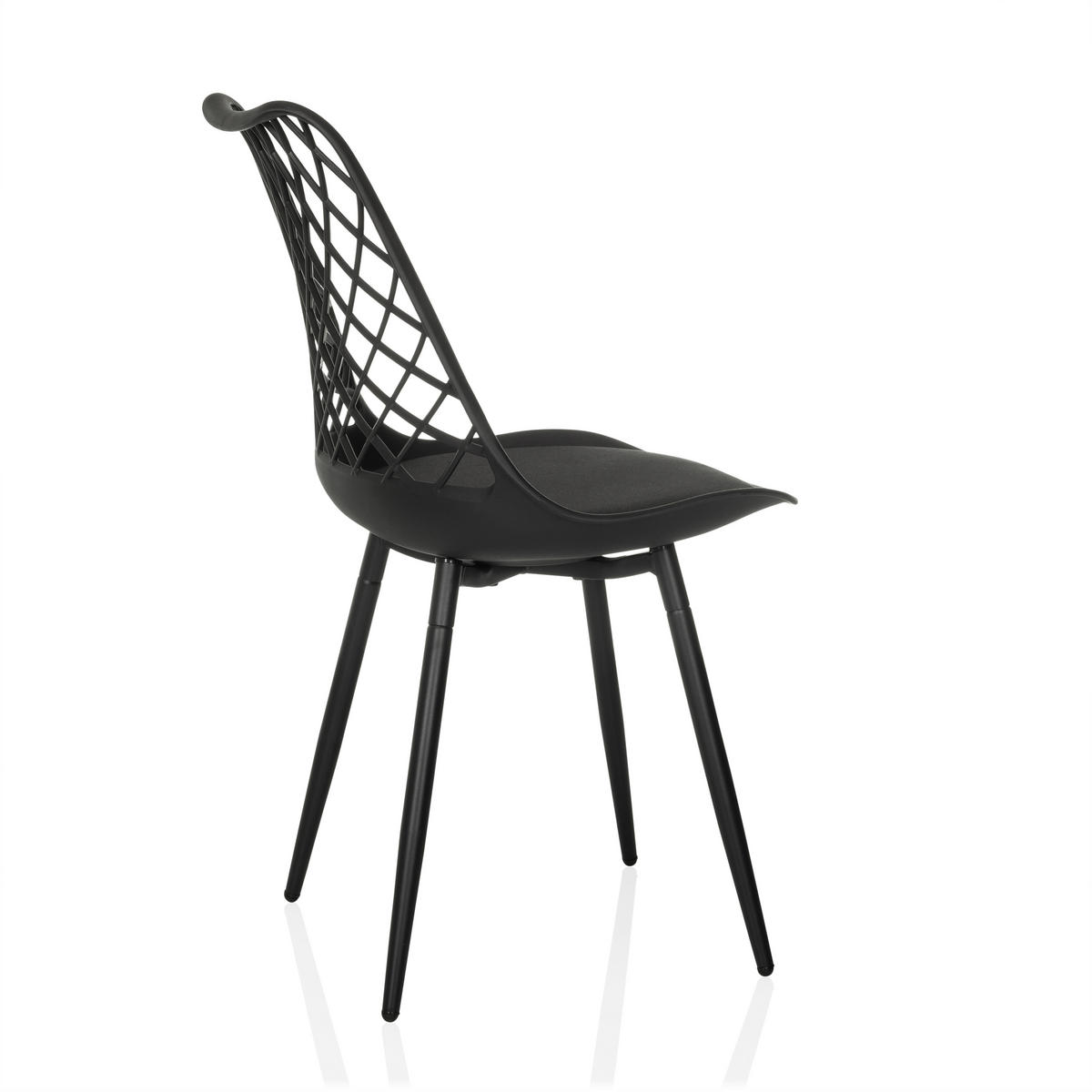 ZAHRADNÍ ŽIDLE, plast - černá, Moderní, kov/plast (48/83/57cm) - MID.YOU