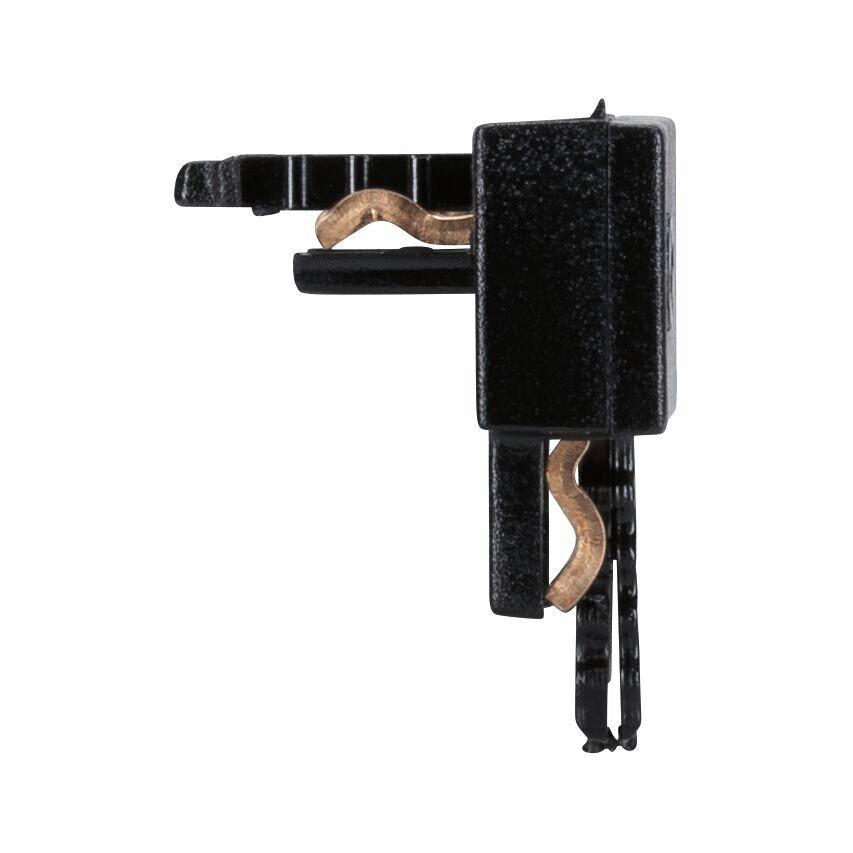 SCHIENENSYSTEM-VERBINDER Veya 2,0/1,6/2,4 cm  - Schwarz, Design, Kunststoff (2,0/1,6/2,4cm) - Paulmann