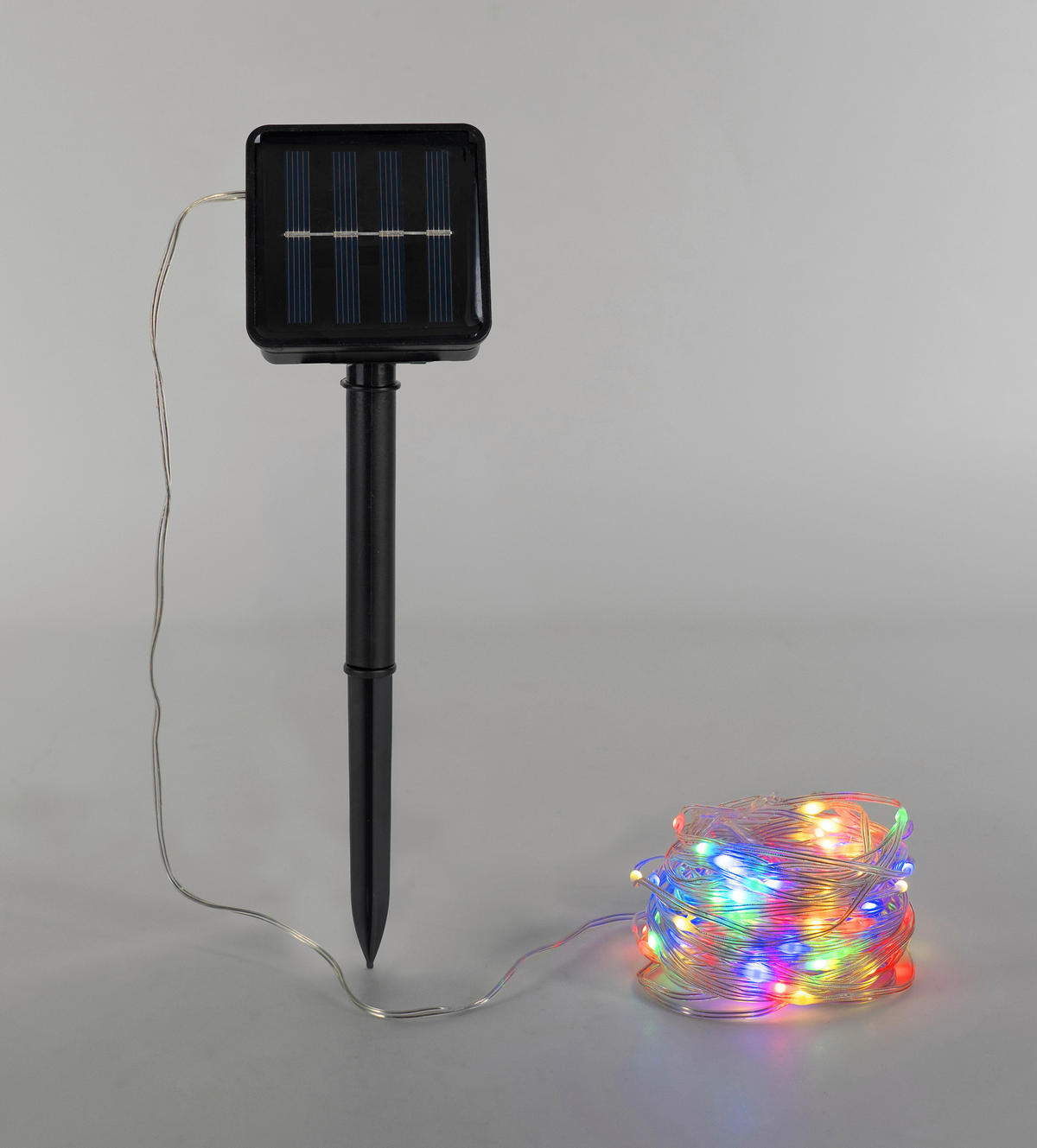 SOLARLEUCHTE  - Klar/Schwarz, Basics, Kunststoff (1109cm) - Ambia Garden