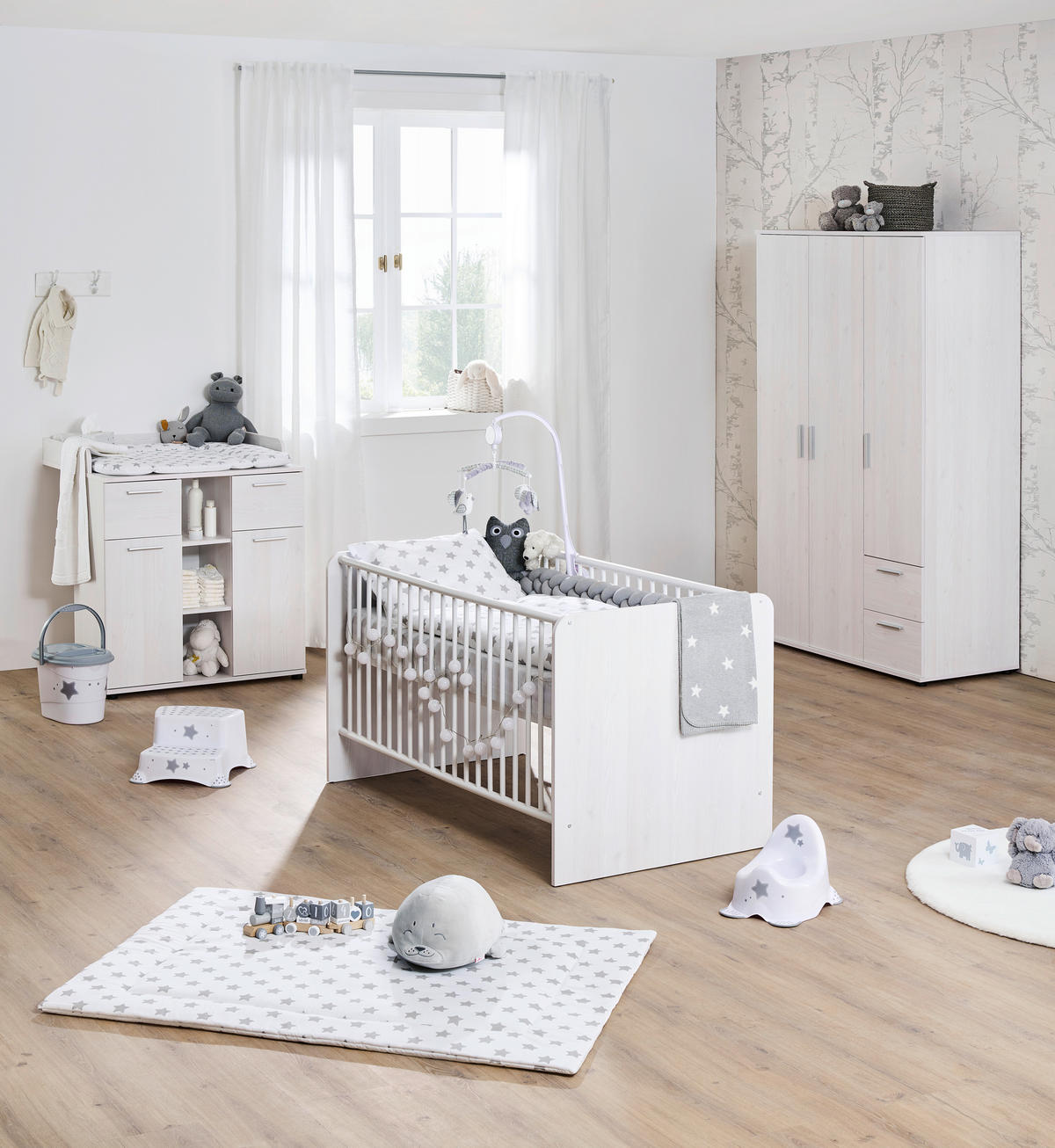 POKOJ PRO MIMINKO - bílá, Basics, kompozitní dřevo - My Baby Lou