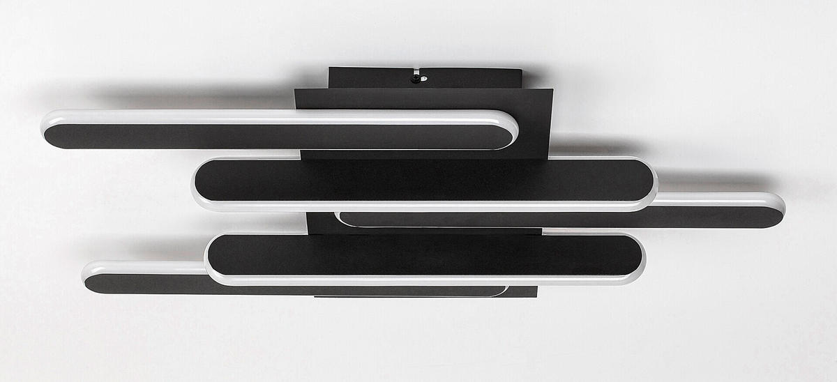 LED SVJETILJKA STROPNA Sindri  - bijela/crna, Design, metal/plastika (61/36cm)