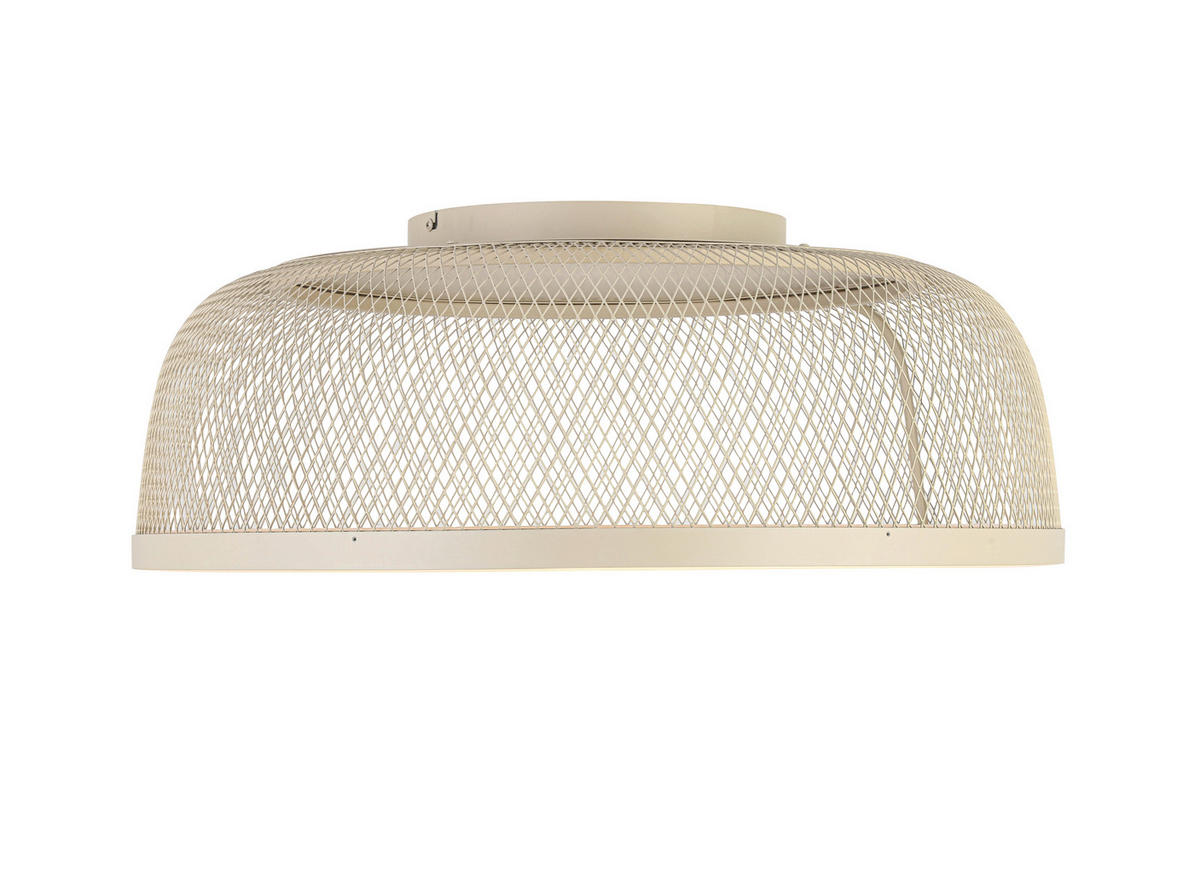 LED-DECKENLEUCHTE 50 W  60,5/23,5 cm    - Sandfarben, Design, Kunststoff/Metall (60,5/23,5cm) - Novel