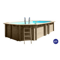 POOL-SET 2024 672/472/146 cm  - Kieferfarben, KONVENTIONELL, Holz (672/472/146cm) - Gre