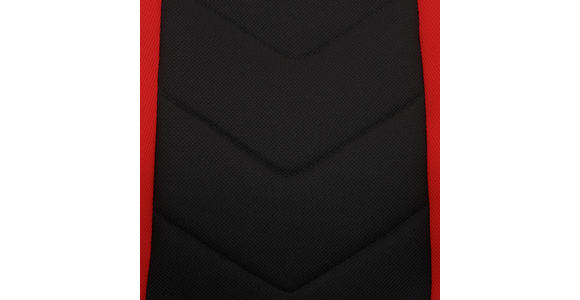 GAMINGSTUHL  in Mikrofaser Rot, Schwarz  - Rot/Schwarz, Design, Kunststoff/Textil (65,5/110-120/69cm) - Xora