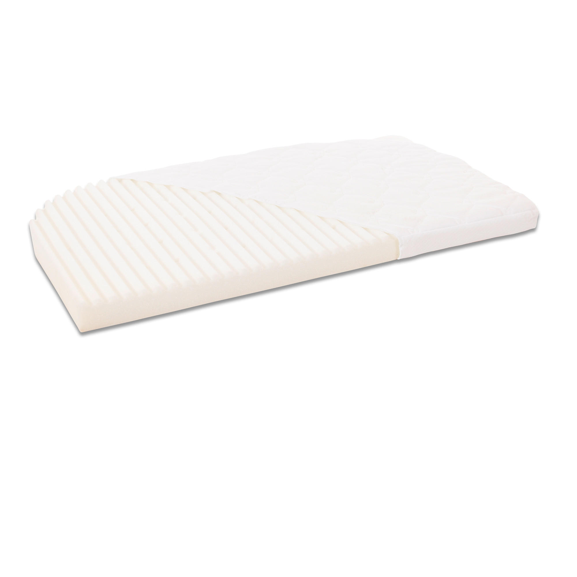 BEISTELLBETTMATRATZE Babybay  - Weiß, Basics, Textil (89/49,50cm) - Babybay