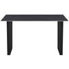 ESSTISCH rechteckig Anthrazit  - Anthrazit/Schwarz, KONVENTIONELL, Stein/Metall (140/76/90cm) - MID.YOU