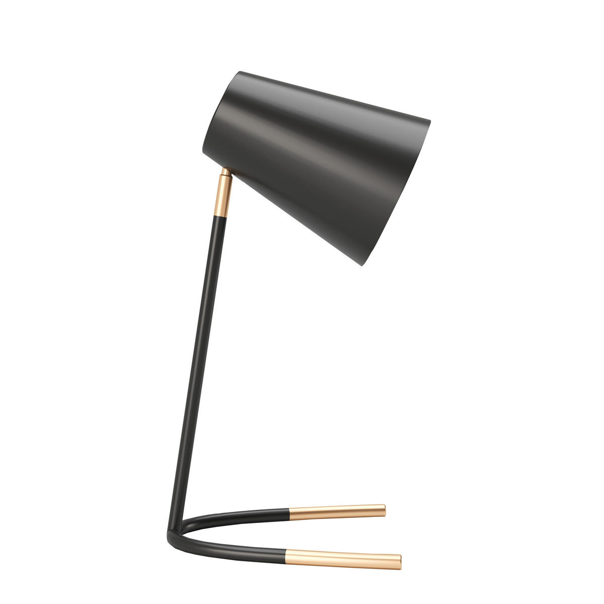 TISCHLEUCHTE PLAYBOY 18/40/20 cm   - Goldfarben/Schwarz, Basics, Metall (18/40/20cm) - Playboy