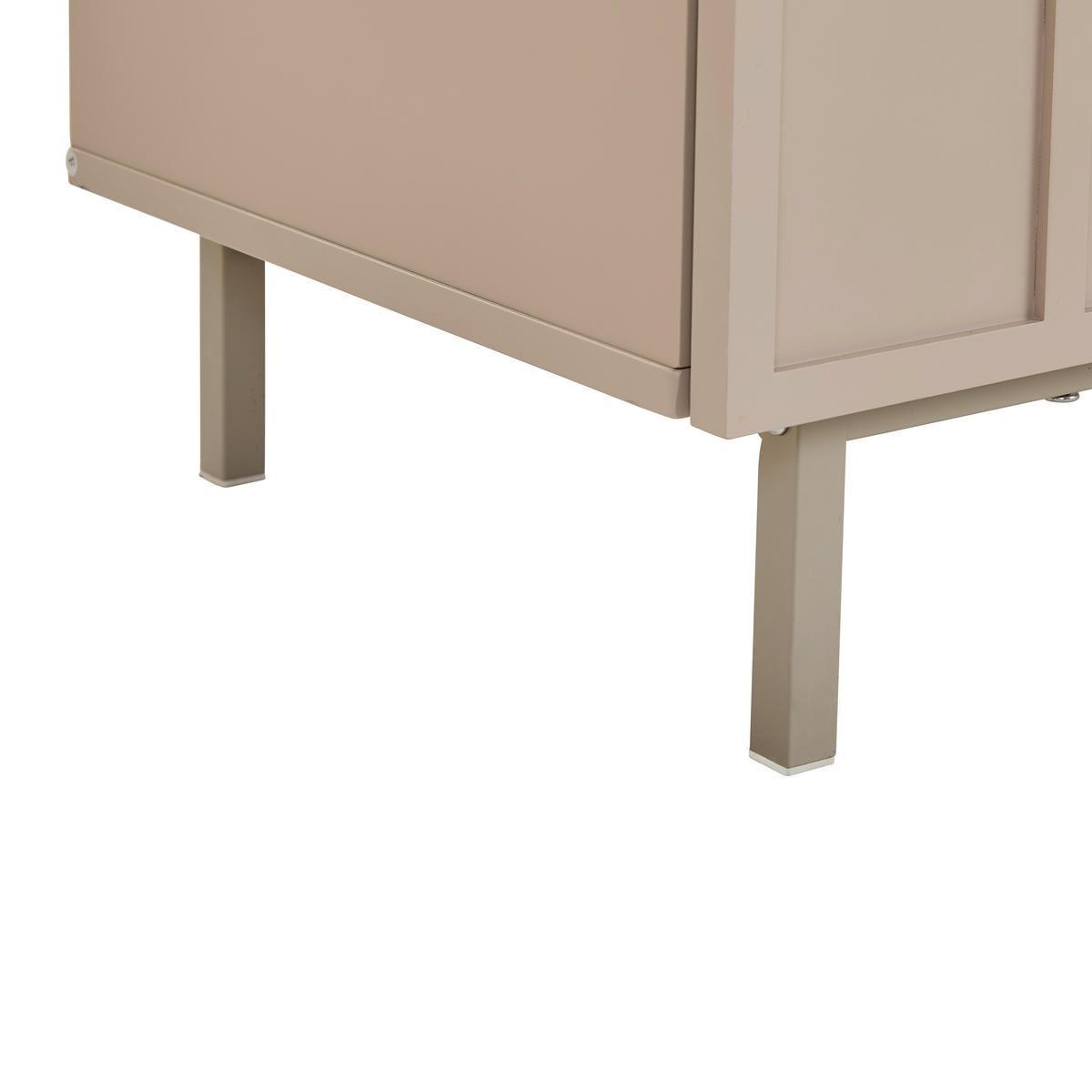 LOWBOARD  in  - Braun, Design, Holzwerkstoff/Metall (160/52/40cm) - Livetastic