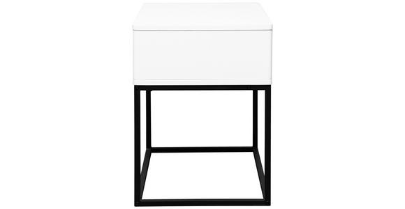 NACHTKÄSTCHEN 60/52/38,5 cm  in Schwarz, Weiß  - Schwarz/Weiß, Design, Holzwerkstoff/Metall (60/52/38,5cm) - Carryhome