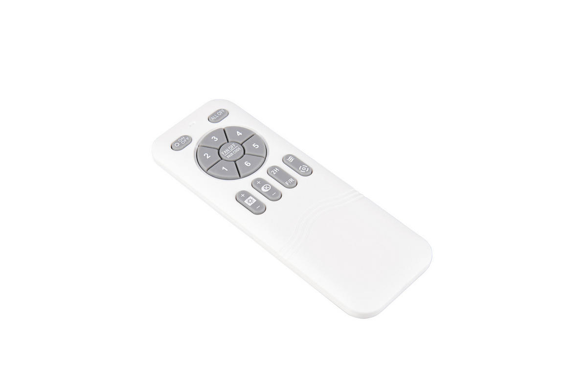 DECKENVENTILATOR - Klar/Weiß, Design, Kunststoff/Metall (30/2cm)