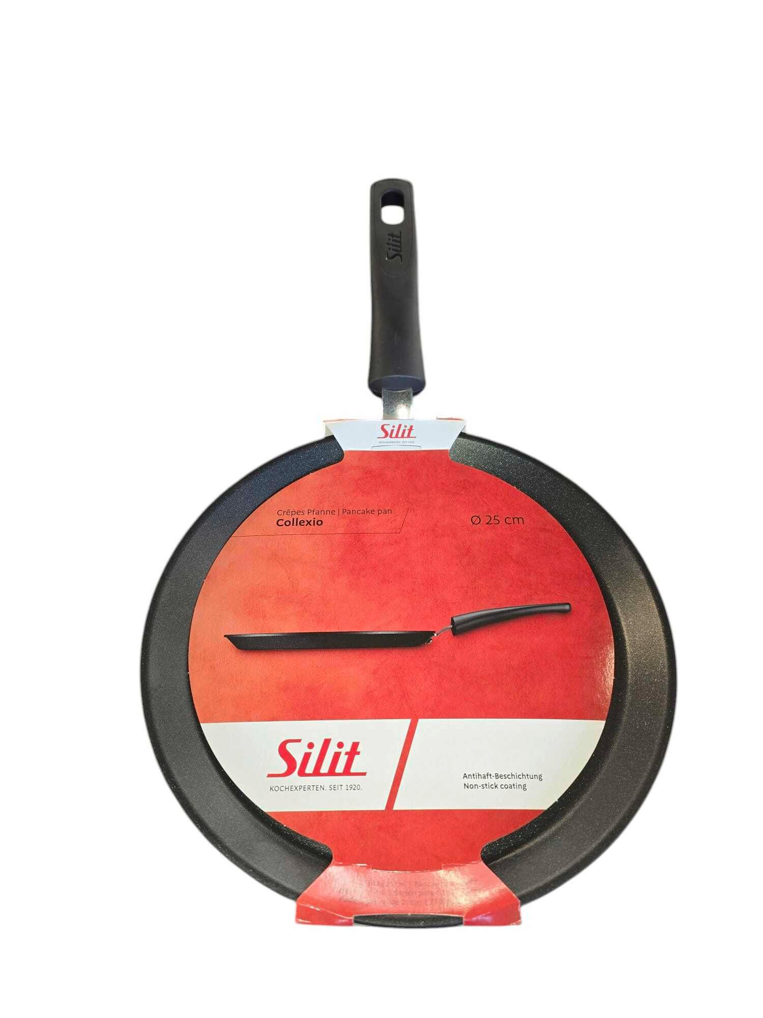 TIGANJ ZA PALAČINKE  25 cm     - crna, Osnovno, metal (25cm) - Silit