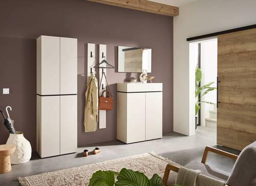 GARDEROBE 5-teilig  in 300/199/40 cm  - Kaschmir, Design, Holzwerkstoff (300/199/40cm) - Voleo