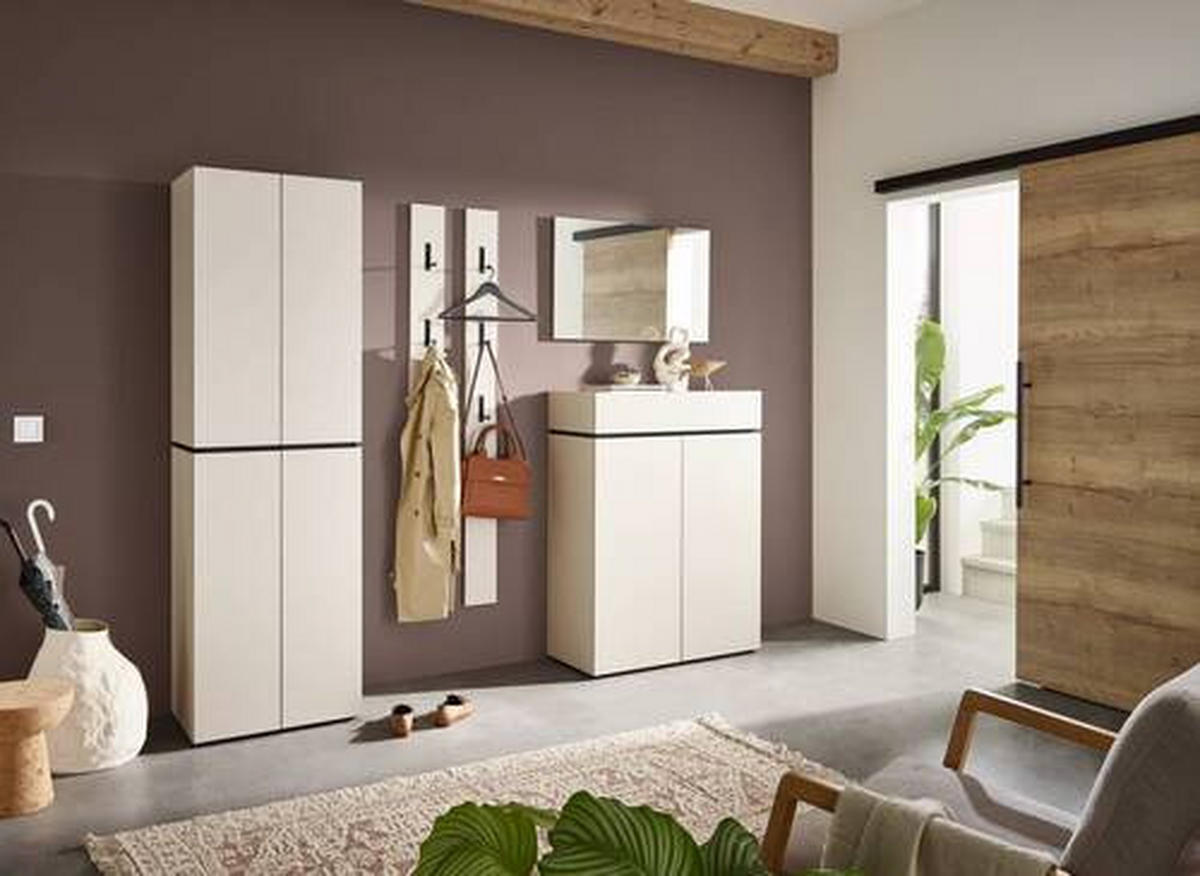 GARDEROBE 5-teilig  in 300/199/40 cm  - Kaschmir, Design, Holzwerkstoff (300/199/40cm) - Voleo