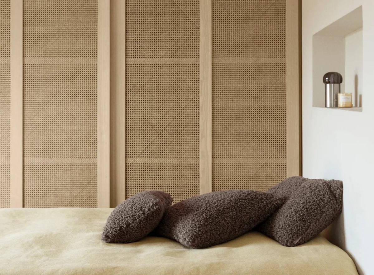 FELLKISSENBEZUG Teddy  - Mokka, KONVENTIONELL, Textil (40/60cm) - Blomus