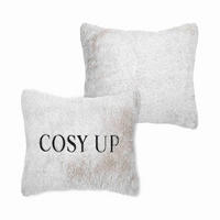 UKRASNI JASTUČIĆ   COZY  - smeđa/crna, Basics, tekstil (30/50cm)