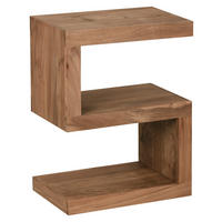 BEISTELLTISCH 44,5/30/60 cm Akazie massiv Akaziefarben rechteckig  - Akaziefarben, Design, Holz (44,5/30/60cm) - MID.YOU