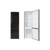 KYL-/FRYSKOMBINATION KG176S-37  - svart, Basics, metall/glas (54/176/55cm) - Respekta