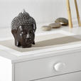 BUDDHAKOPF 11,5/16/11 cm  - Multicolor, Basics, Kunststoff (11,5/16/11cm) - Ambia Home