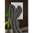 RELAXSESSEL in Leder Taupe  - Taupe/Edelstahlfarben, Design, Leder/Metall (76/119/86cm) - Dieter Knoll