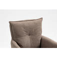 ARMLEHNSTUHL  in Eisen Cord  - Schwarz/Braun, Design, Textil/Metall (60/95/67cm) - Novel