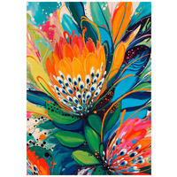 KUNSTDRUCK 50/70 cm  - Multicolor, Design, Holzwerkstoff/Textil (50/70cm) - Monee