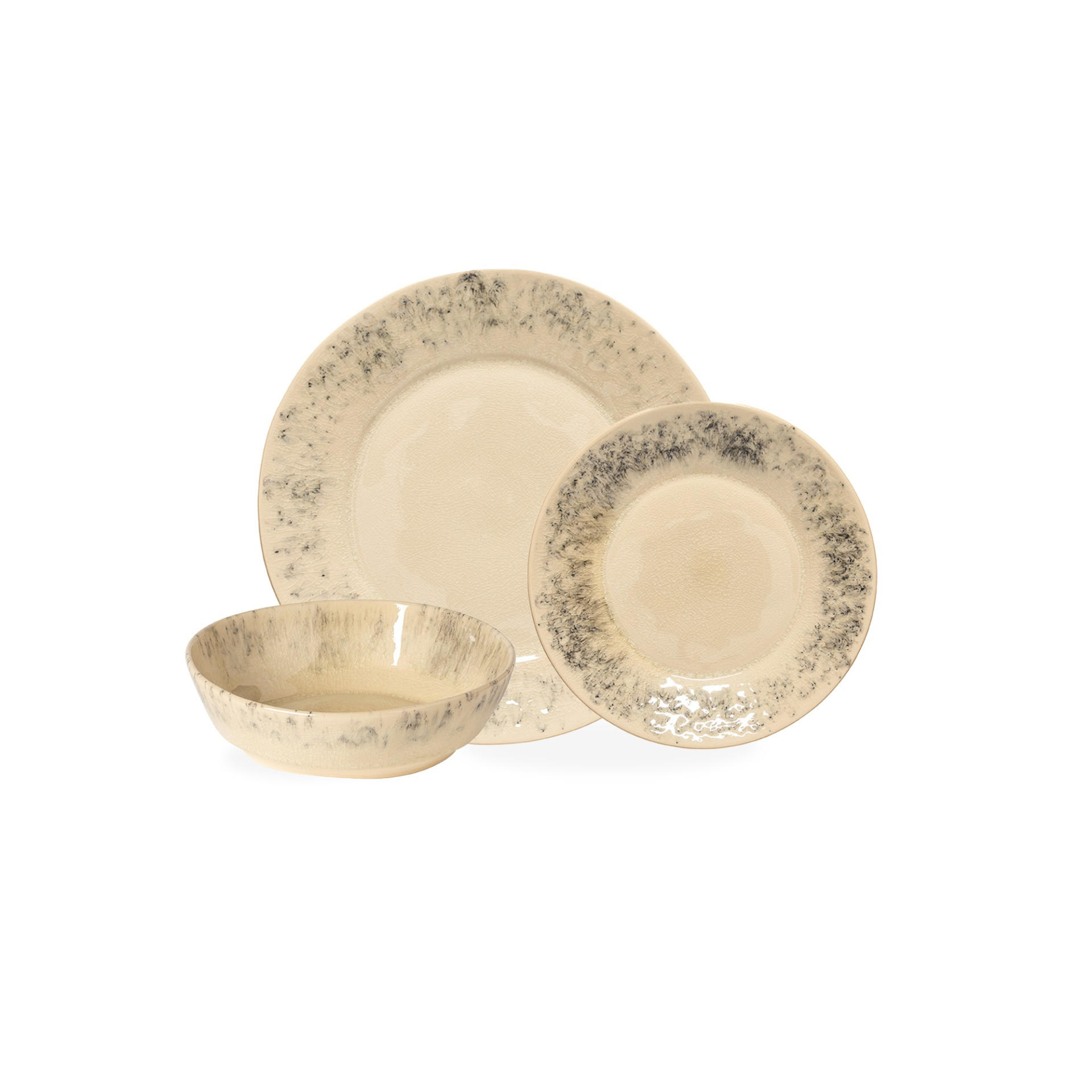 KOMBISERVICE Beige MADEIRA 12-teilig 4 Personen  - Beige, Basics, Keramik - Costa Nova
