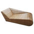RELAXLIEGE - Hellbraun, Design, Kunststoff/Metall (85/66/183cm) RELAXLIEGE - Hellbraun, Design, Kunststoff/Metall (85/66/183cm)