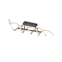 LED-DECKENLEUCHTE 90/14,5/20,5 cm   - Messingfarben/Alufarben, Design (90/14,5/20,5cm) - Trio Leuchten