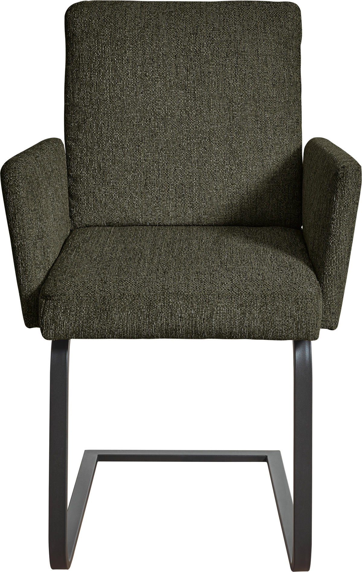ARMLEHNSTUHL  in Stahl Flachgewebe  - Schwarz/Grün, Design, Textil/Metall (60/92/60cm) - Dieter Knoll