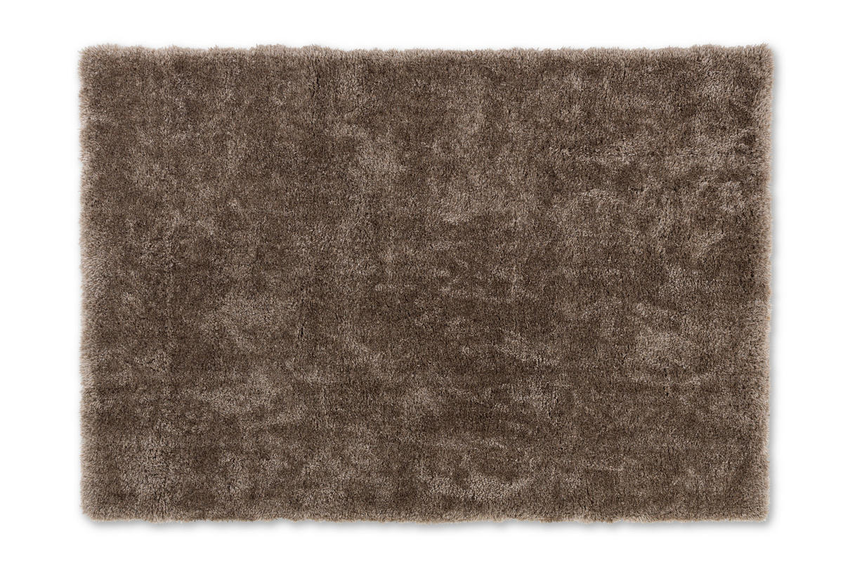 HOCHFLORTEPPICH 133/190 cm Heaven Cappuccino  - Cappuccino, KONVENTIONELL, Textil (133/190cm) - Schöner Wohnen