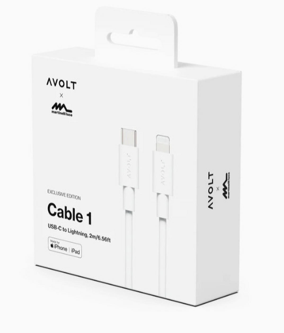 USB-LADEKABEL - Weiß, Basics, Kunststoff (200cm) - AVOLT