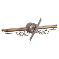 Etajeră De Perete 133/25/27 cm  - culoare natur, Trend, lemn/metal (133/25/27cm) - Ambia Home