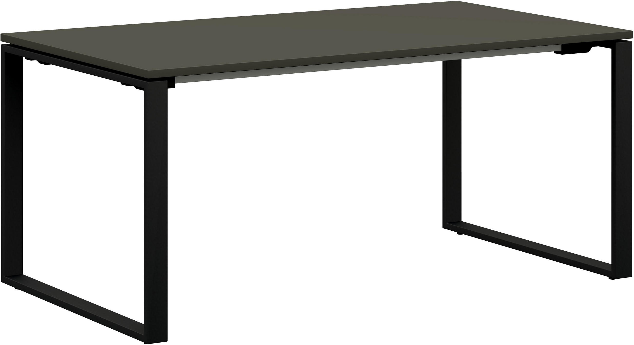JUGENDSCHREIBTISCH 160/80/72 cm  - Anthrazit/Graphitfarben, Design, Holzwerkstoff/Metall (160/80/72cm) - Cantus