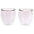 KAFFEEGLAS - Rosa, KONVENTIONELL, Glas (8,8/8,9cm) - Novel
