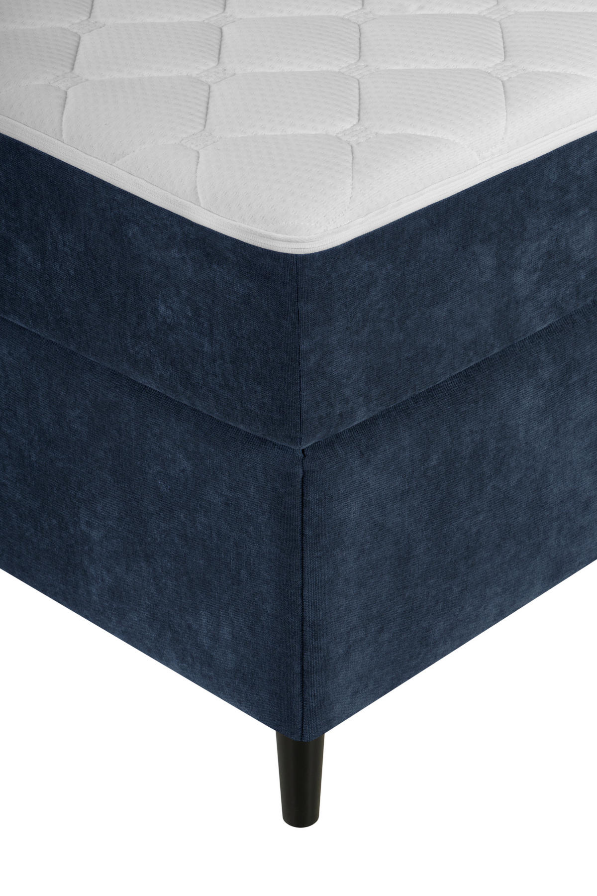 BOXBETT 180/200 cm  in Blau  - Blau/Schwarz, KONVENTIONELL, Holz/Textil (180/200cm) - Welnova