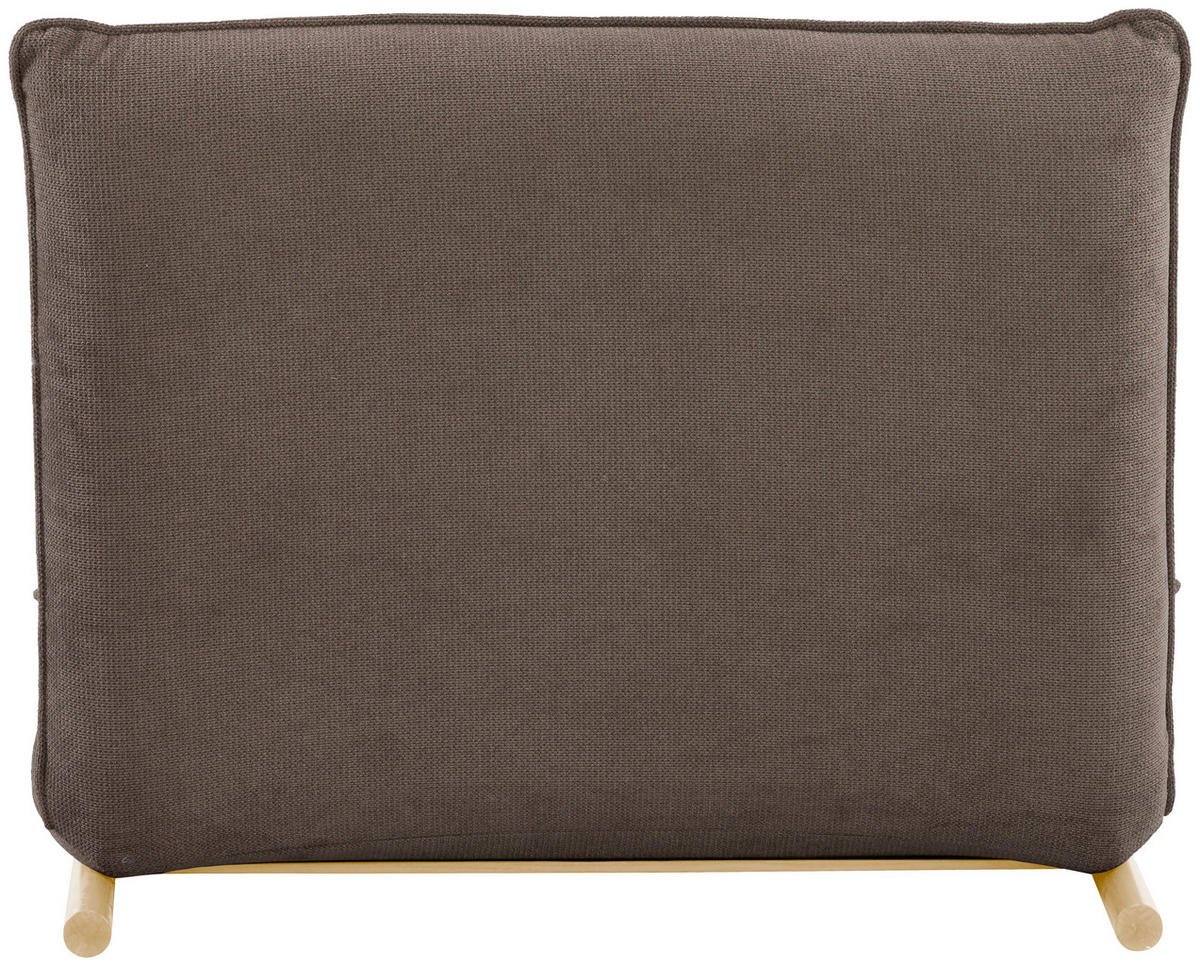SESSEL in Samt Braun, Nussbaumfarben  - Nussbaumfarben/Braun, Design, Textil/Metall (93/97/80cm) - MID.YOU