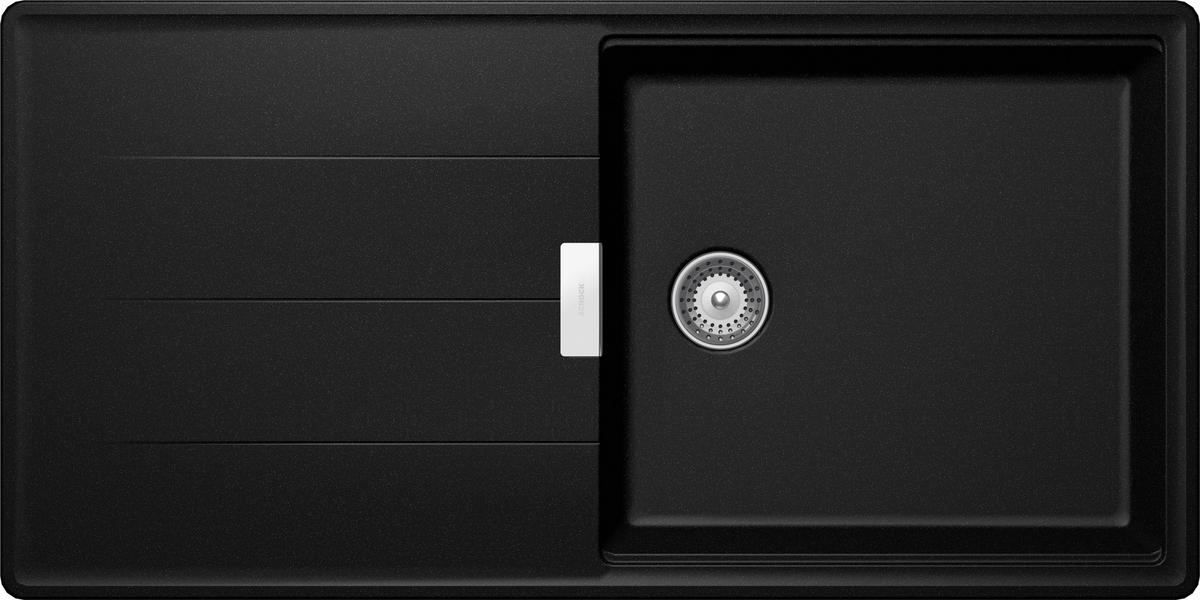 SPÜLE TIAD100LAMAG  - Dunkelgrau, Basics, Stein (100/50cm) - Schock