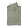 POSTELJNINA Opal 140/200 cm damast olivno zelena   - olivno zelena , Konvencionalno, tekstil (140/200cm) - Fleuresse