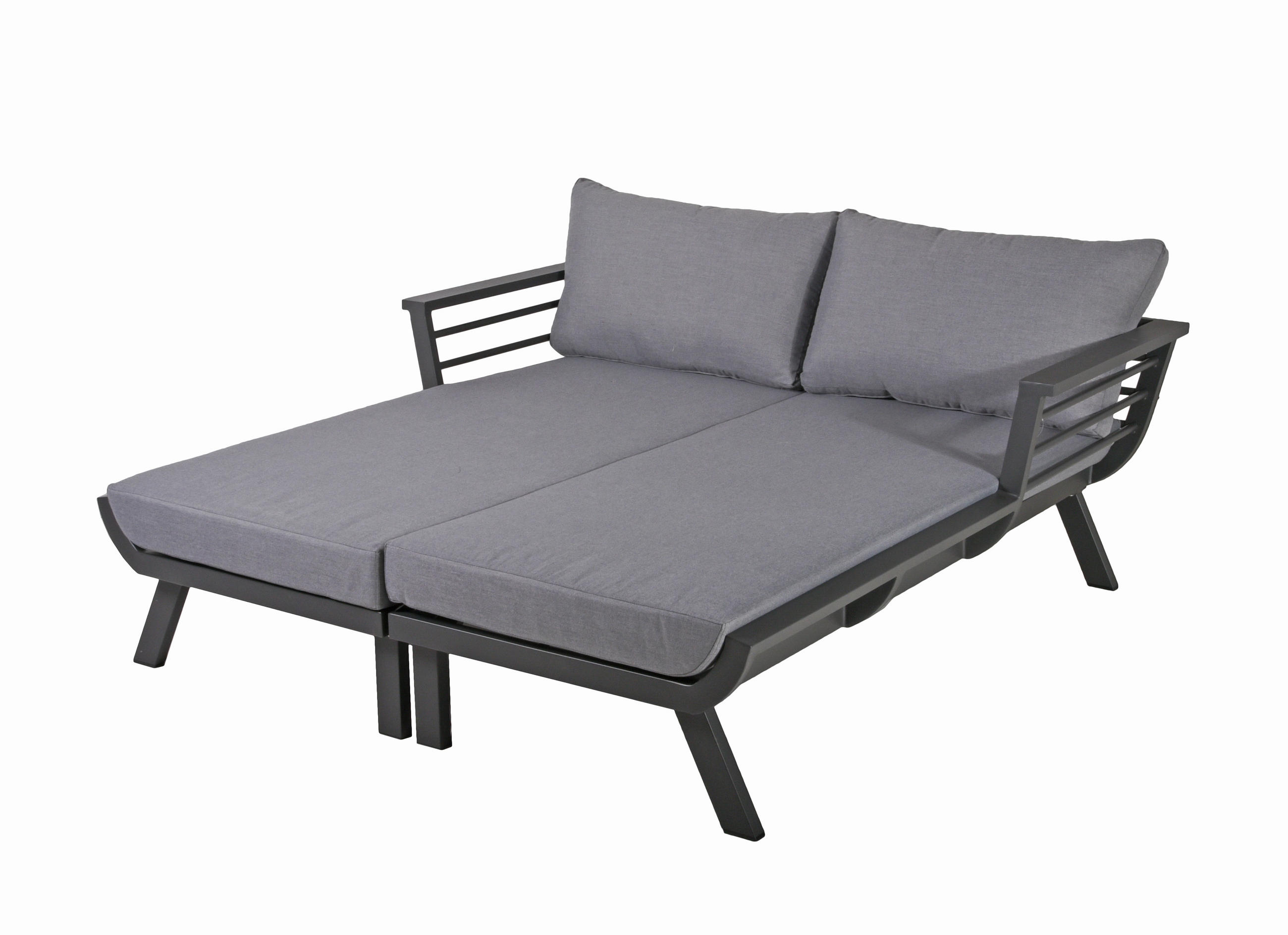 Gardenson DVOJITÉ LEHÁTKO kov, plast, textil