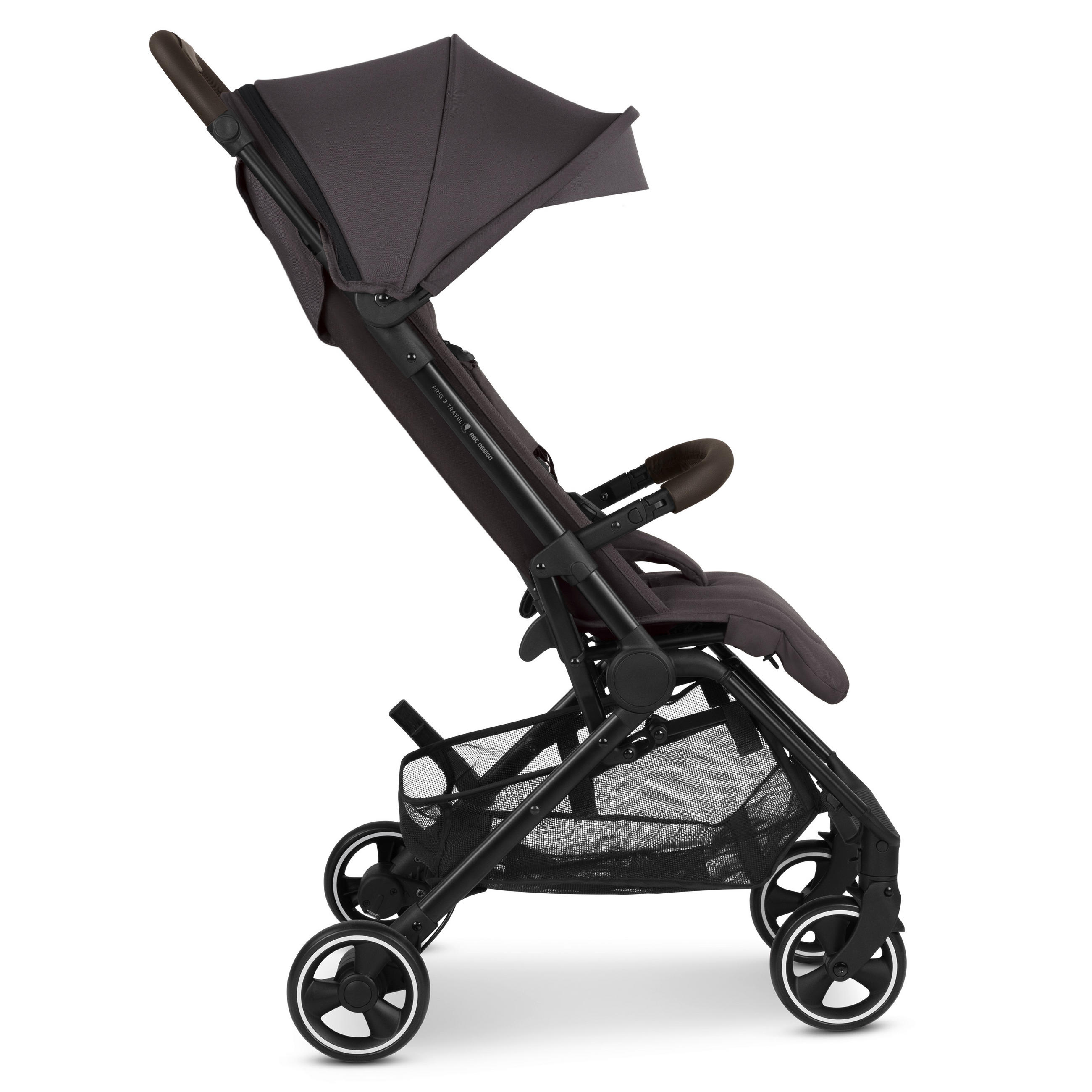 BUGGY Ping 3 Travel  - Dunkelgrau/Schwarz, Basics, Textil/Metall (51/107/81cm) - ABC Design