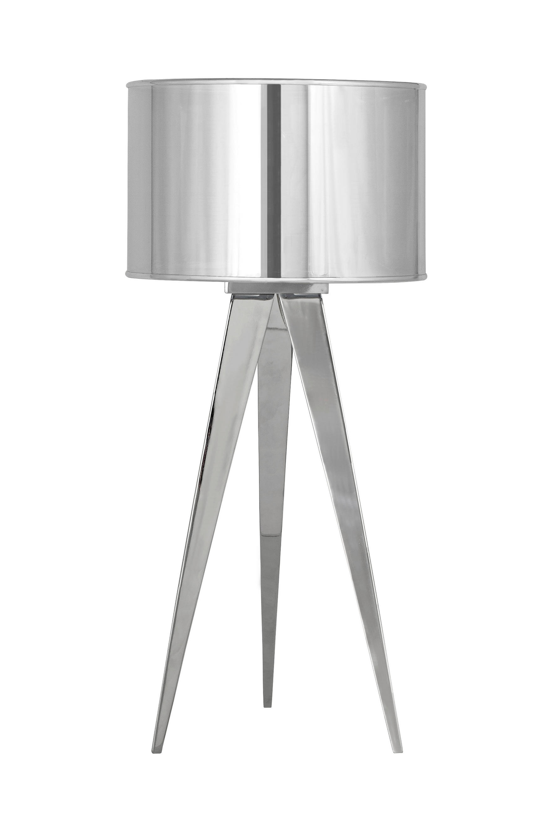 TISCHLEUCHTE 28/61,5 cm   - Chromfarben, Basics, Kunststoff/Metall (28/61,5cm) - Näve