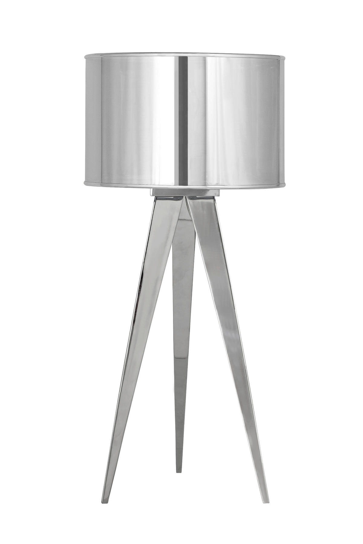 TISCHLEUCHTE 28/61,5 cm   - Chromfarben, Basics, Kunststoff/Metall (28/61,5cm) - Näve