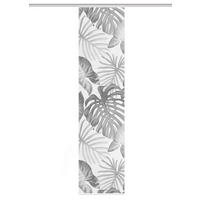 FLÄCHENVORHANG   blickdicht  60/260 cm   - Grau Hochglanz, Natur, Textil (60/260cm)