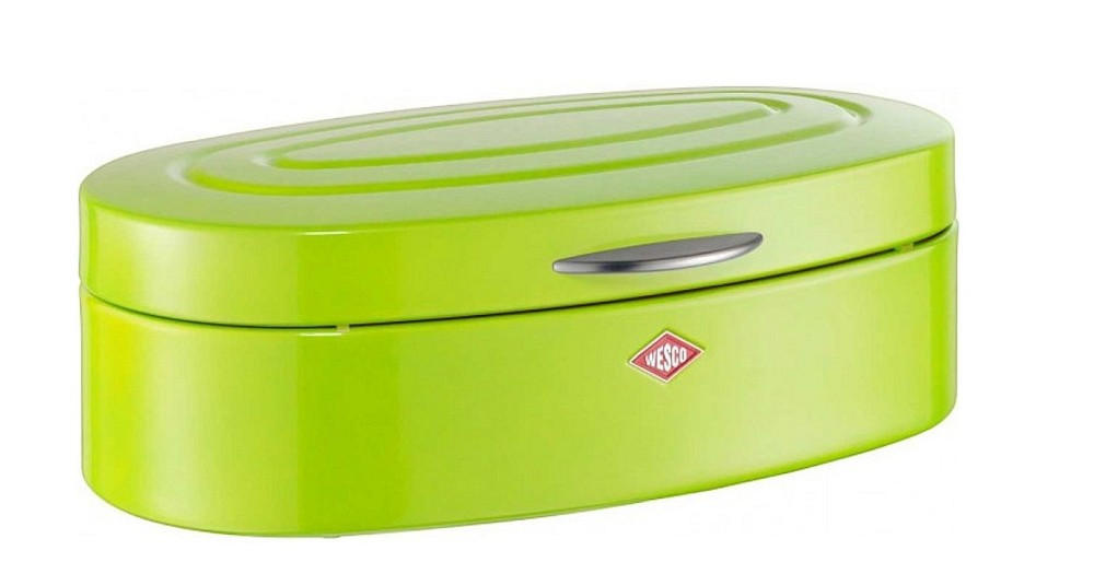 BROTKASTEN - Limette, Basics, Metall (26/41,5/14cm) - Wesco