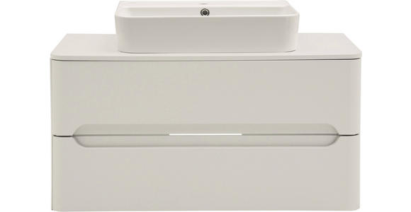WASCHTISCHKOMBI 101 cm  - Weiß, KONVENTIONELL, Keramik/Holzwerkstoff (101cm) - Xora