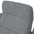 ECKSOFA in Chenille, Flachgewebe Grau  - Schwarz/Grau, Design, Textil/Metall (318/165cm) - Xora