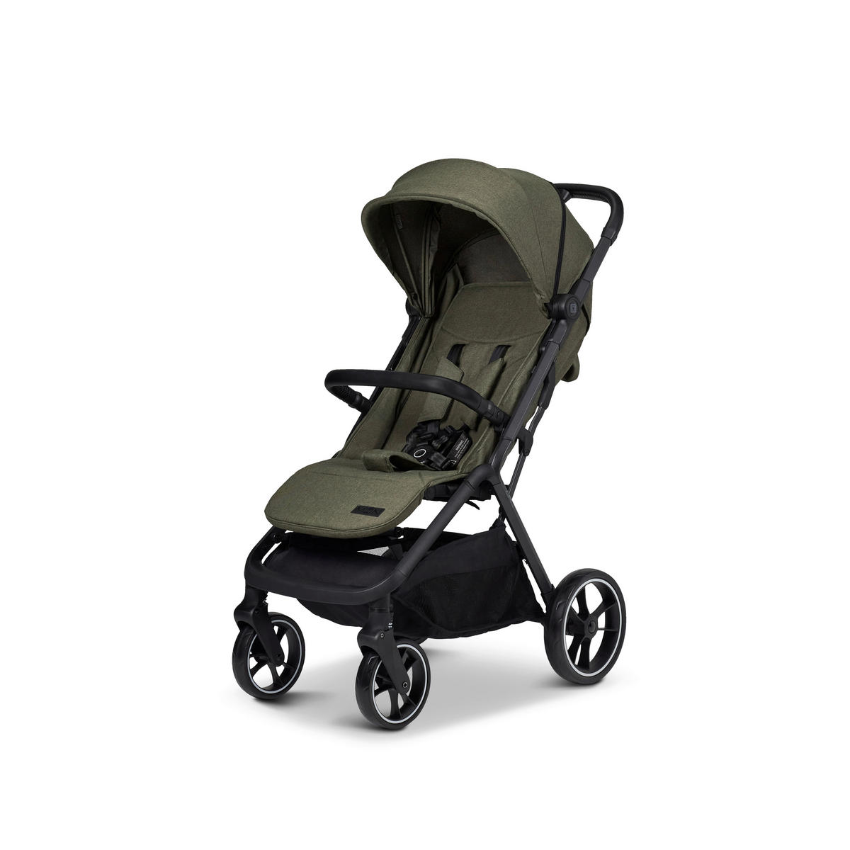 BUGGY Zac  - Schwarz/Olivgrün, Basics, Textil (80/55/102cm) - Moon